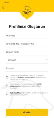 Tazı android App screenshot 4